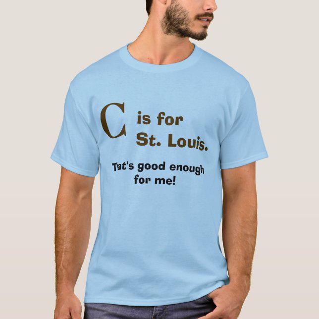 Camiseta "C" está para St. Louis (Anverso)
