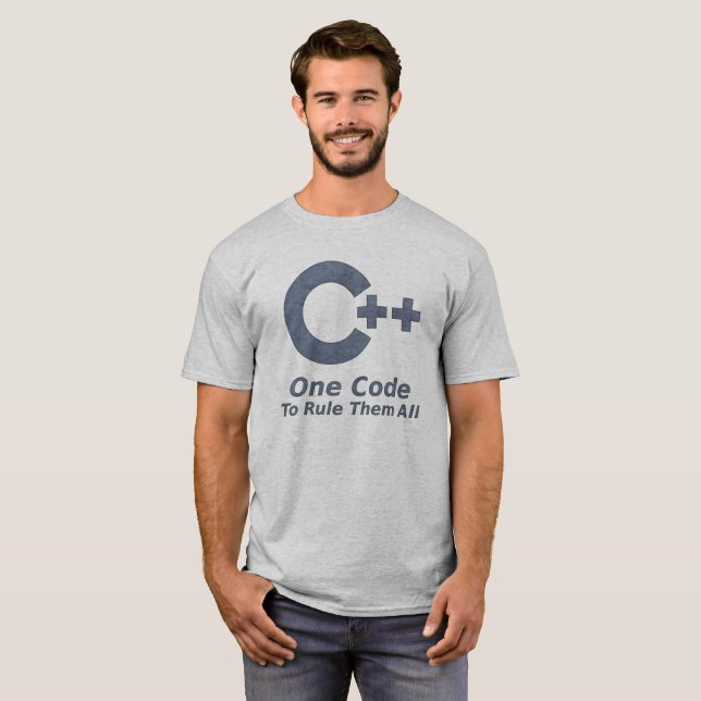 Camiseta C++ Humor (Anverso completo)