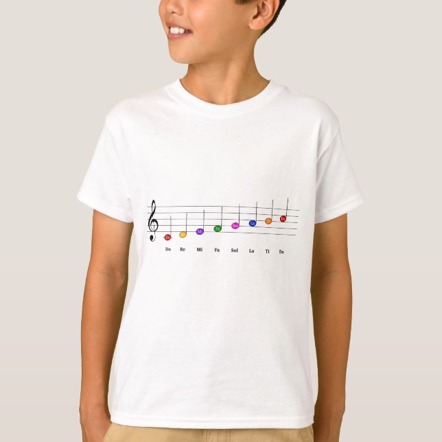 Camiseta C Mayor escala en la literatura musical infantil " (Anverso)
