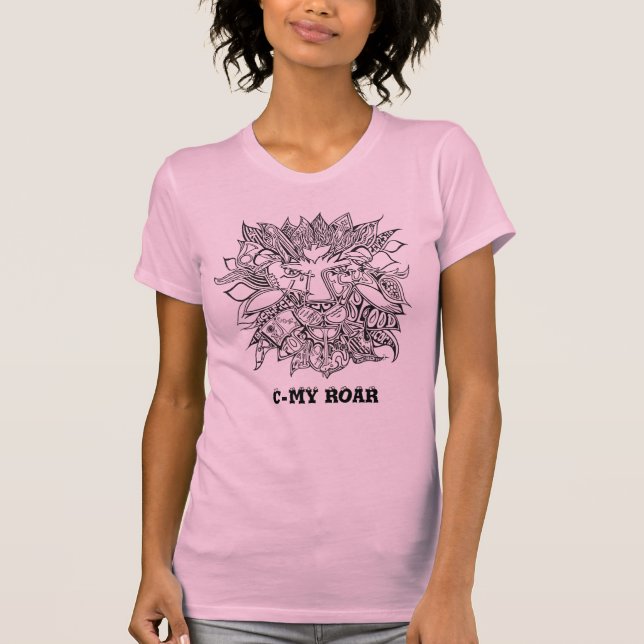 Camiseta C-Mi rugido (Anverso)