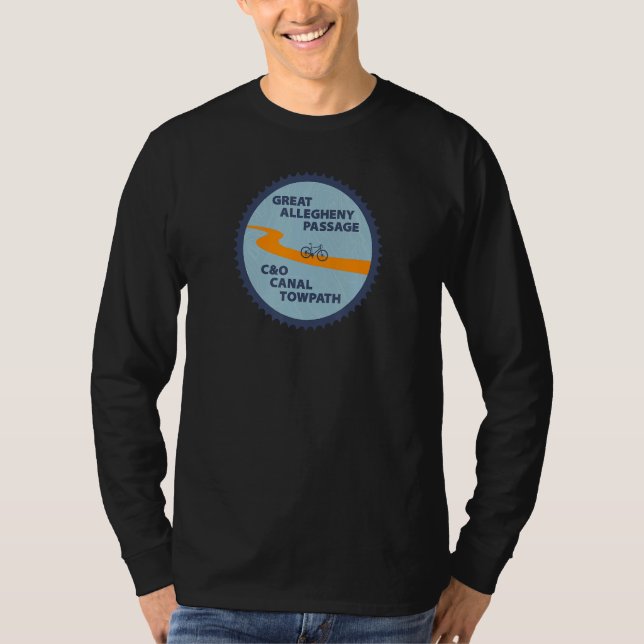 Camiseta C&O Canal Towpath  GAP Pittsburgh Washington D C (Anverso)