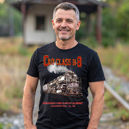 Camiseta C&O Class H-8 2-6-6-6 Allegheny Steam Locomotive