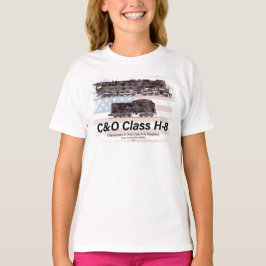Camiseta C&O Class H-8 Allegheny Locomotive - American flag