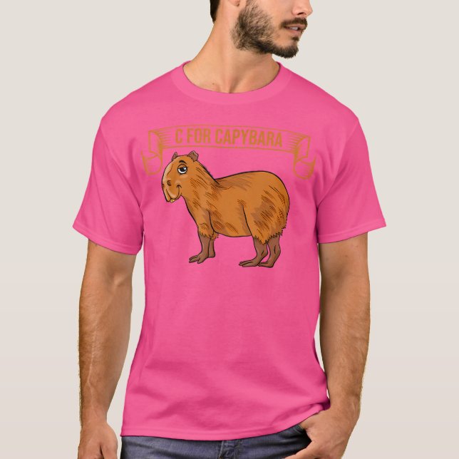 Camiseta C Para Capybara Capy Cumpleaños Cappybara Capybara (Anverso)