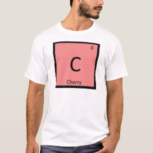 Camiseta C - Química de la Fruta de Cereza Símbolo de la Ta