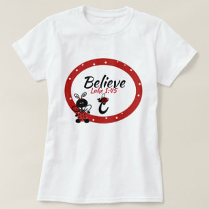 Camiseta C/Scripture inicial -camiseta Hanes Nano de las mu