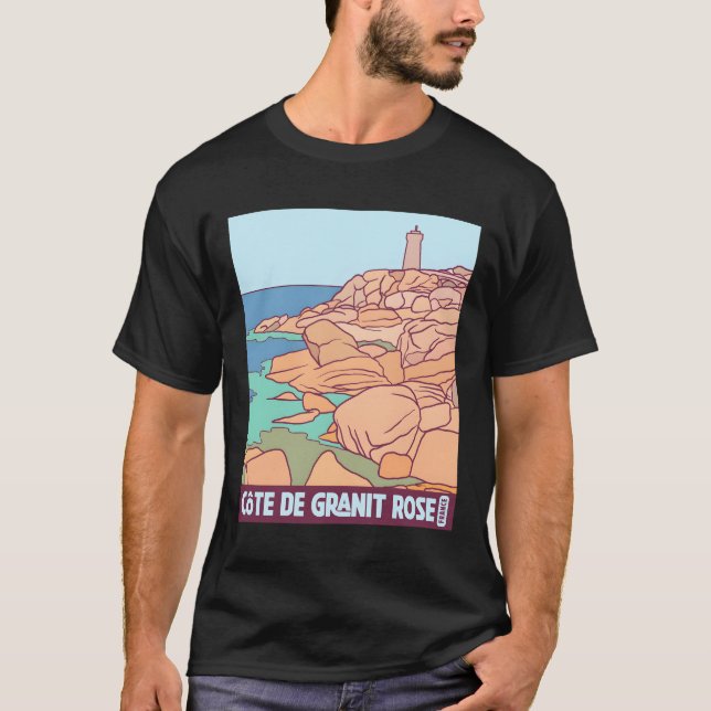 Camiseta C � te de Granit Rosa � Francia (Anverso)