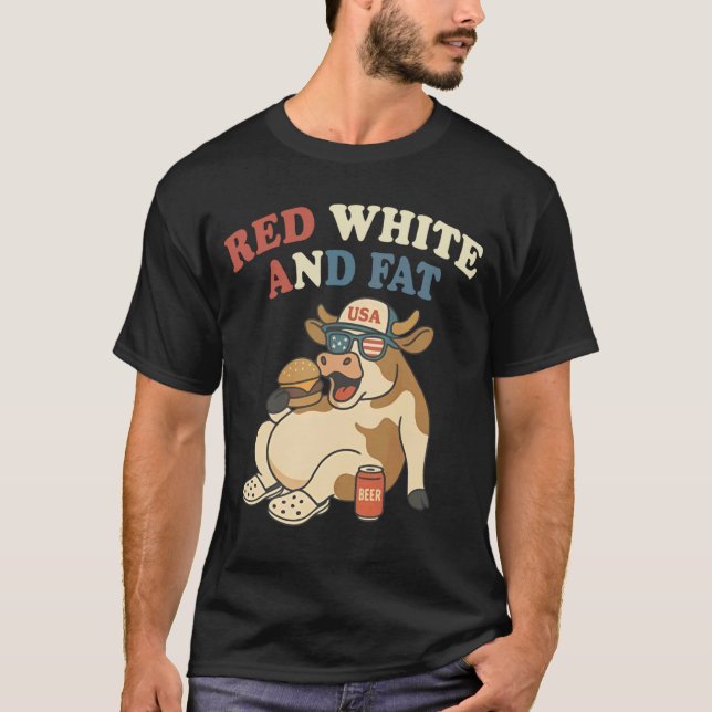 Camiseta C:\Users\Administrator\Downloads\Cow 1\Rojo Blanco (Anverso)