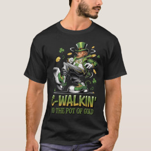 Camiseta C-Walkin’ Hip-Hop Leprechaun St Patricks Day Gift