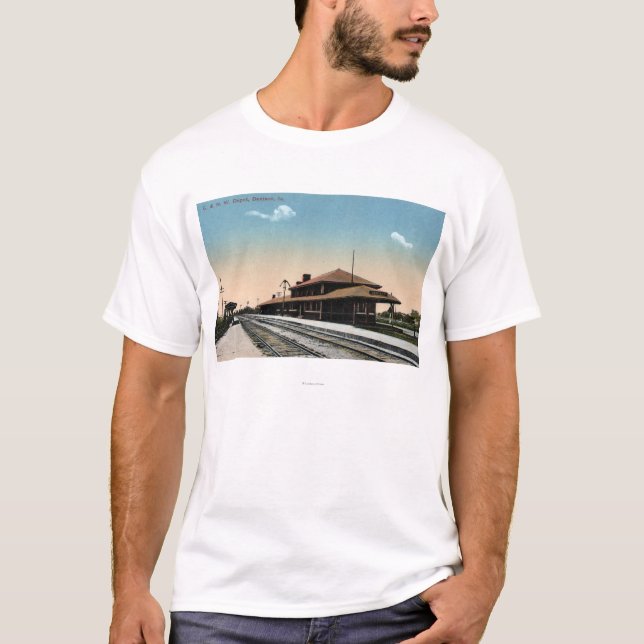 Camiseta C y depósito del ferrocarril del nanovatio (Anverso)
