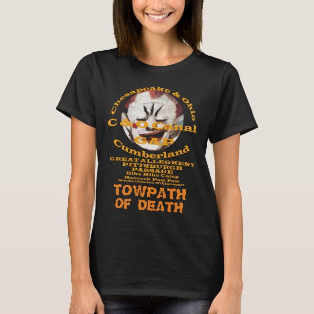 Camiseta C y O Canal Towpath Great Allegheny Passage (Anverso)