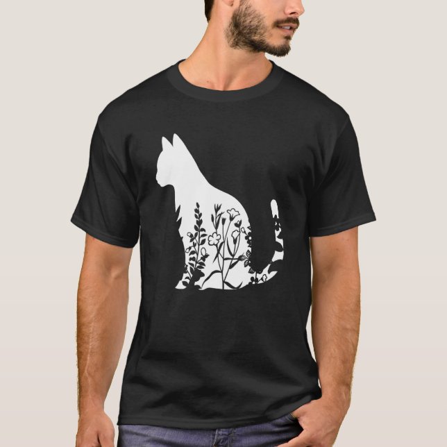 Camiseta Ca Ca Floral Ca Cat (Anverso)