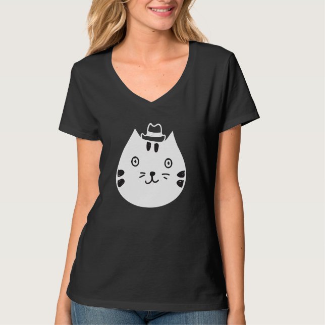 Camiseta Ca Cat    For Women Men Cat (Anverso)