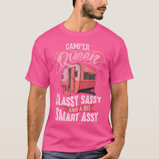Camiseta Ca divertida de Guay Camper Queen Sassy Smart Assy