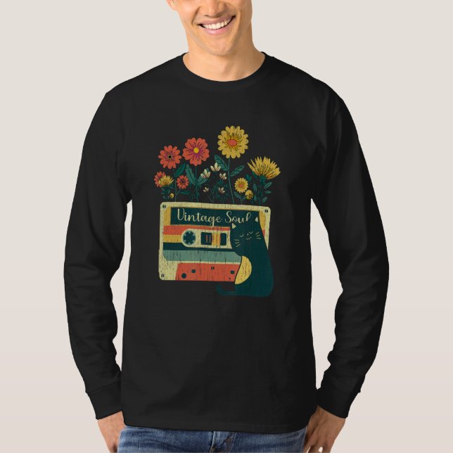 Camiseta Ca for Lady Retro Soul Flowers Wildflower (Anverso)