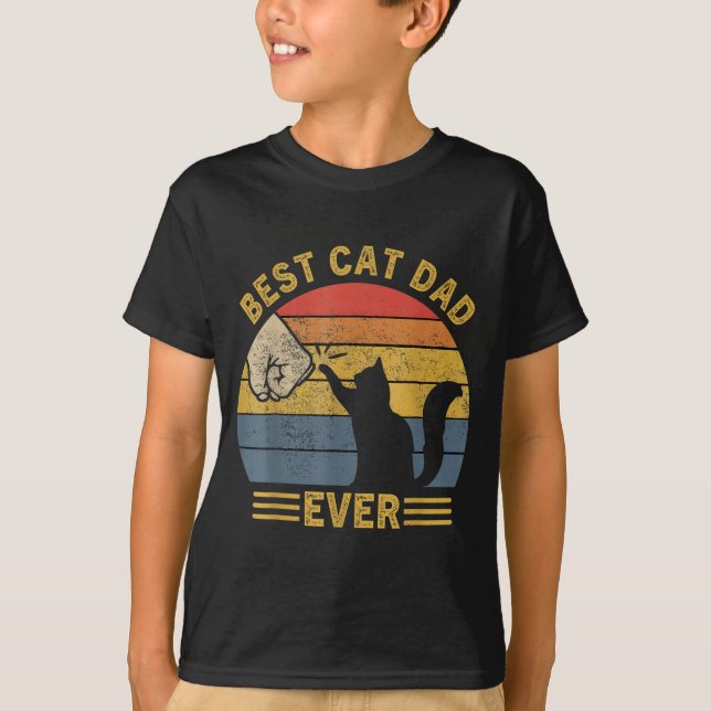 Camiseta Ca Men Cat Dad Ever Funny Cat Lover Gift  (Anverso)