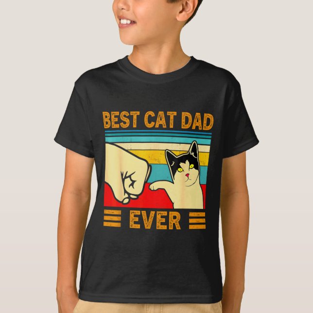 Camiseta Ca Men Cat Dad Ever Funny Cat Lover Gift  (Anverso)