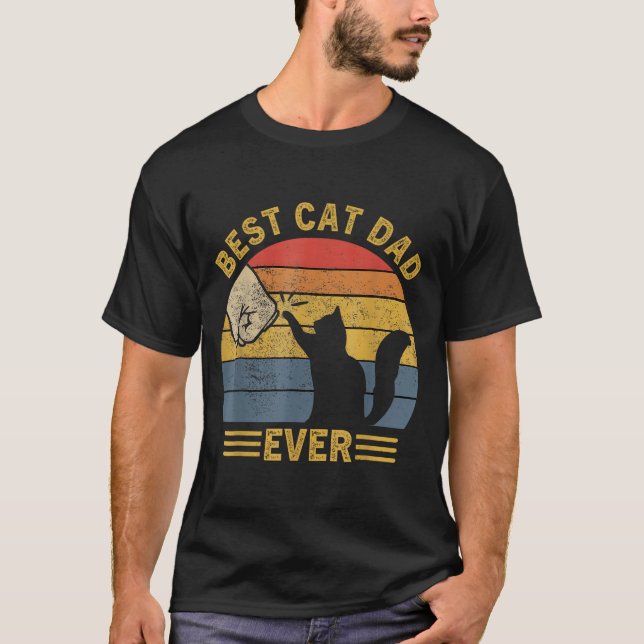 Camiseta Ca Men Cat Dad Ever Funny Cat Lover Gift  (Anverso)
