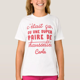 Camiseta Ça ou une paire de chaussettes
