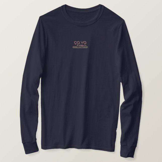 Camiseta Ça va bien (Anverso del diseño)
