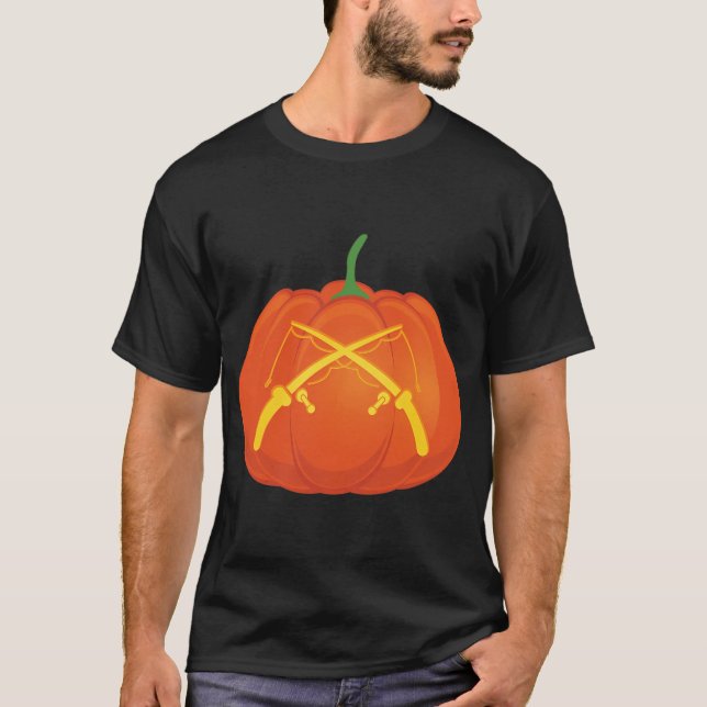 Camiseta CaÃ±as de pescar Jack o Linterna Estampa de Hallow (Anverso)