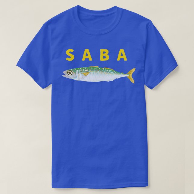 Camiseta Caballa SABA en japonés (Diseño del anverso)