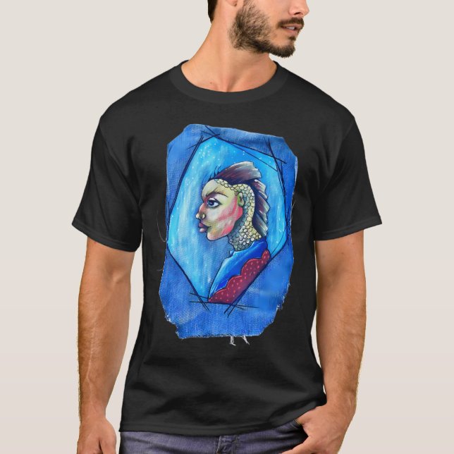 Camiseta caballería de peces (Anverso)