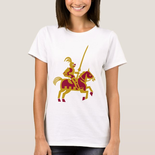 Camiseta Caballero a caballo (Anverso)