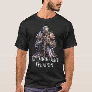 Camiseta Caballero Católico Rezando Rosario Batalla de Lepa