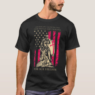Camiseta Caballero Cruzado Templario Guerrero De Dios Améri