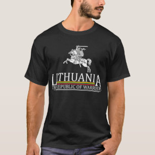 Camiseta Caballero de la Bandera de Lituania 