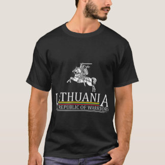Camiseta Caballero de la Bandera de Lituania