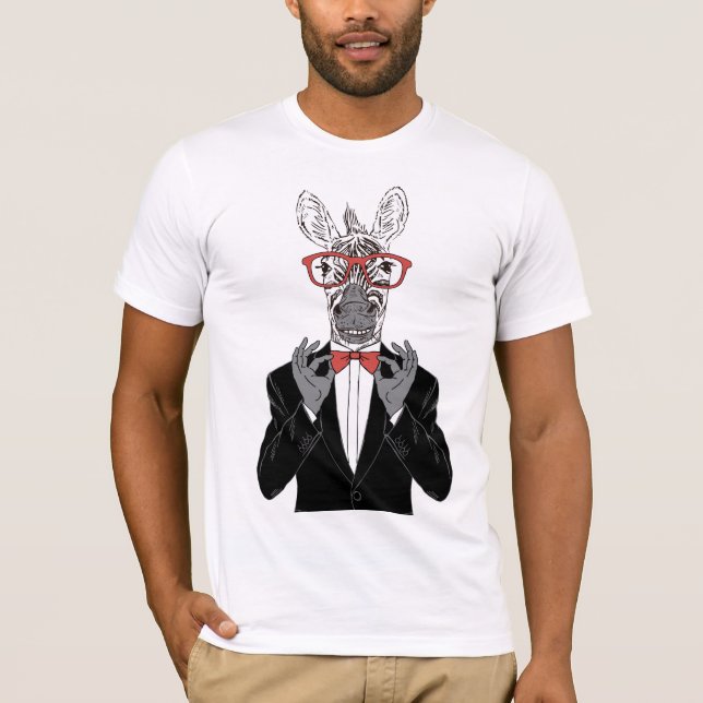 Camiseta Caballero de la cebra (Anverso)