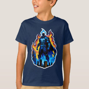 Camiseta Caballero de la Llama de Neón – Edición Sombra Urb