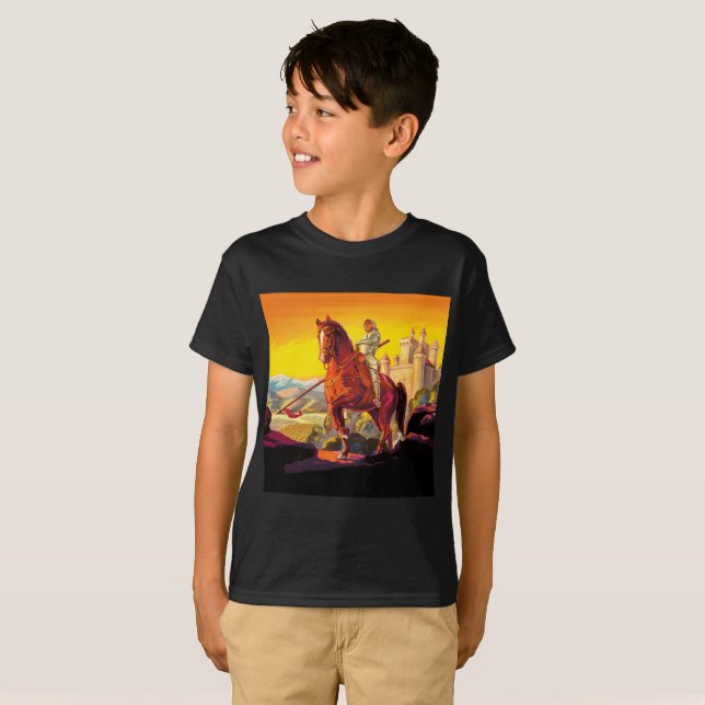 Camiseta Caballero en brillante armadura (Anverso completo)