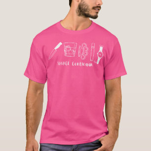 Camiseta Caballero fumando puro