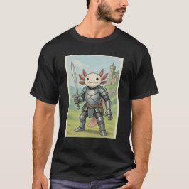 Camiseta Caballero Medieval Axolotl