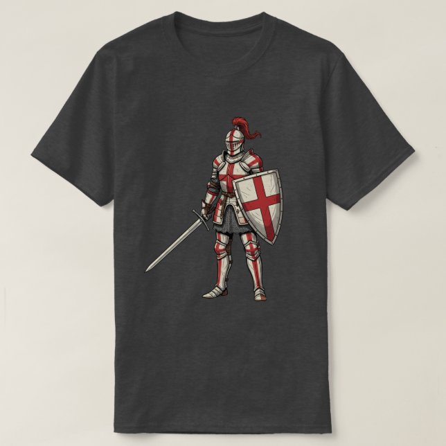 Camiseta Caballero medieval de Inglaterra (Diseño del anverso)