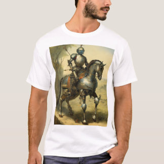 Camiseta Caballero medieval en Warhorse
