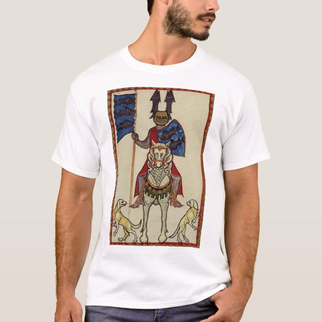 Camiseta Caballero medieval que hace frente adelante (Anverso)