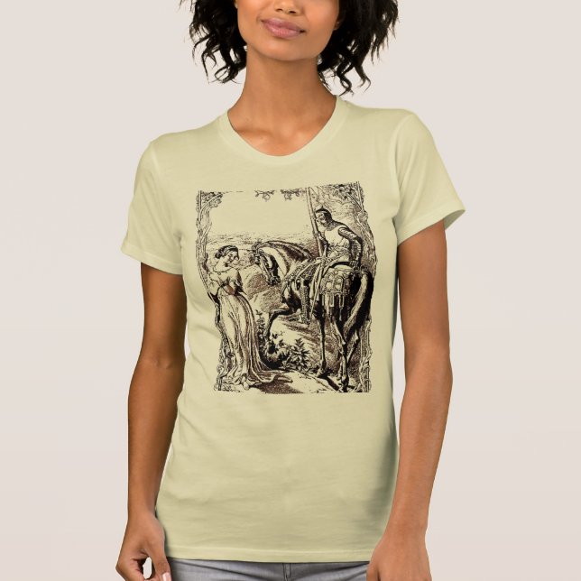 Camiseta Caballero medieval y ropa de amante de la historia (Anverso)