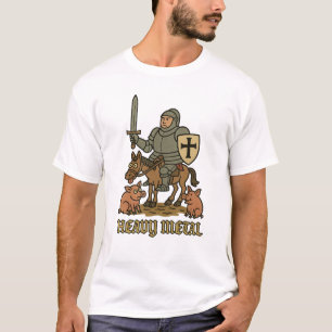Camiseta Caballero Metalizado fuerte - Mayhem medieval
