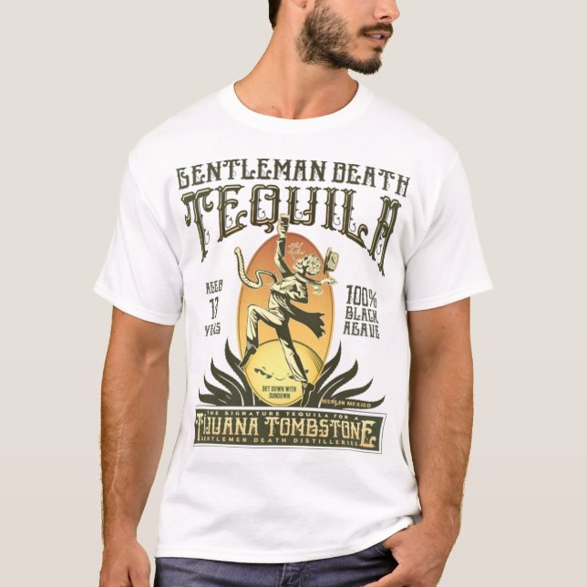 Camiseta Caballero Muerte Tequila (Anverso)