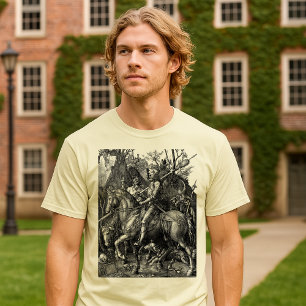 Camiseta Caballero, Muerte y Diablo por Albrecht Dürer