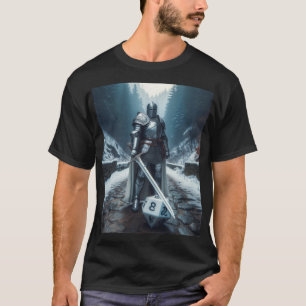 Camiseta caballero o paladín con armadura de placa completa