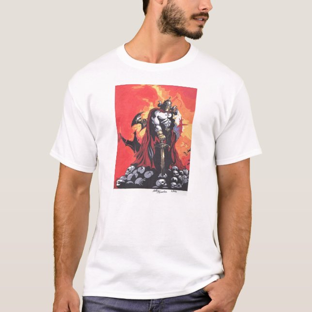Camiseta Caballero oscuro (Anverso)