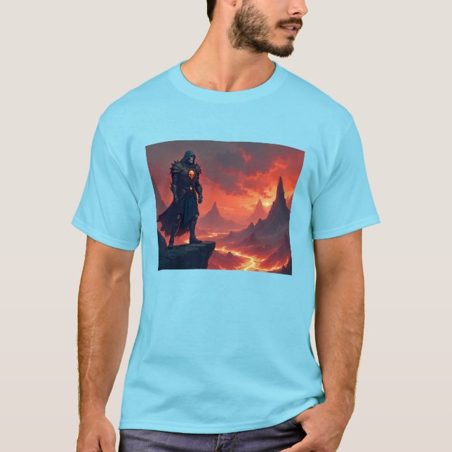 Camiseta Caballero Oscuro de la Llama (Anverso)