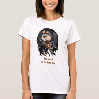 Camiseta Caballero Personalizado Rey Charles Spaniel