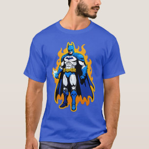 Camiseta Caballero Radiante – Batman Reforjado en Llama Azu