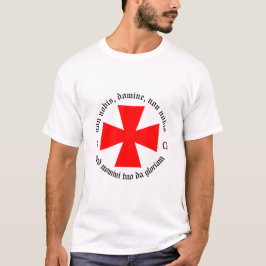 Camiseta Caballero Templario Alpha-Omega Non Nobis Domine